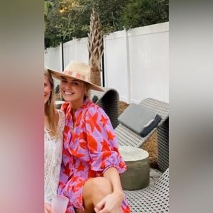 Farm Rio Dress Mini Lobster for beach or bachelorette or vacation or cover up